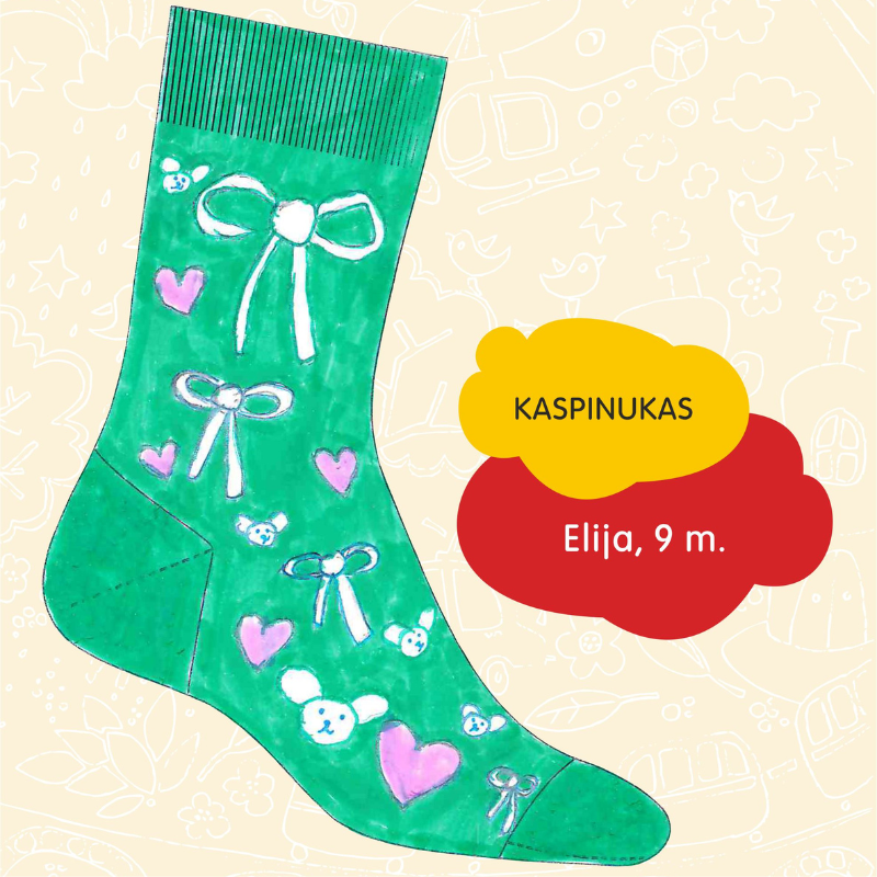 Vaikų kojinės „Kaspinukas“