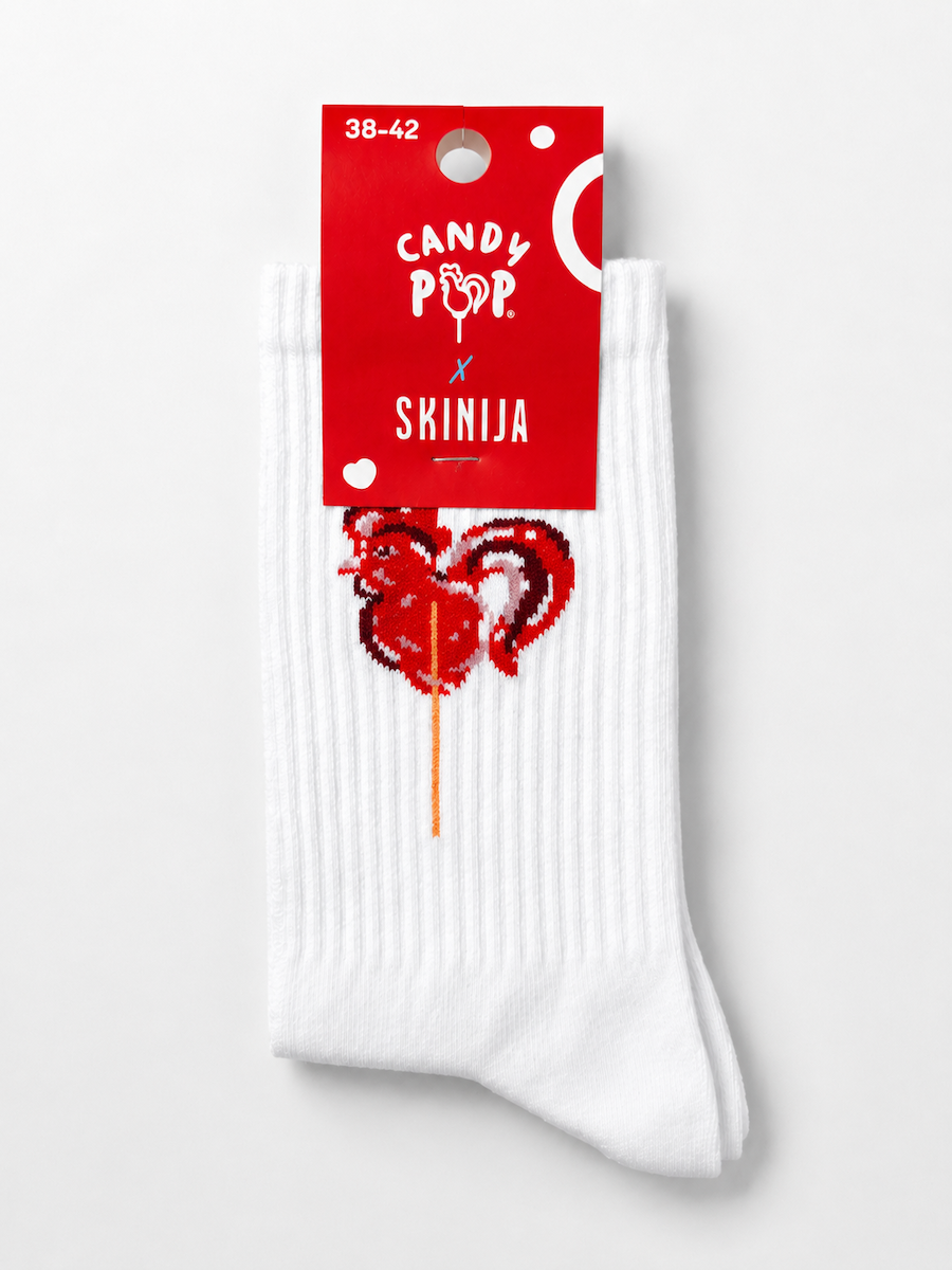 Sweet socks: Candy Pop X SKINIJA