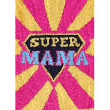 Moterų kojinės „Super Mama“