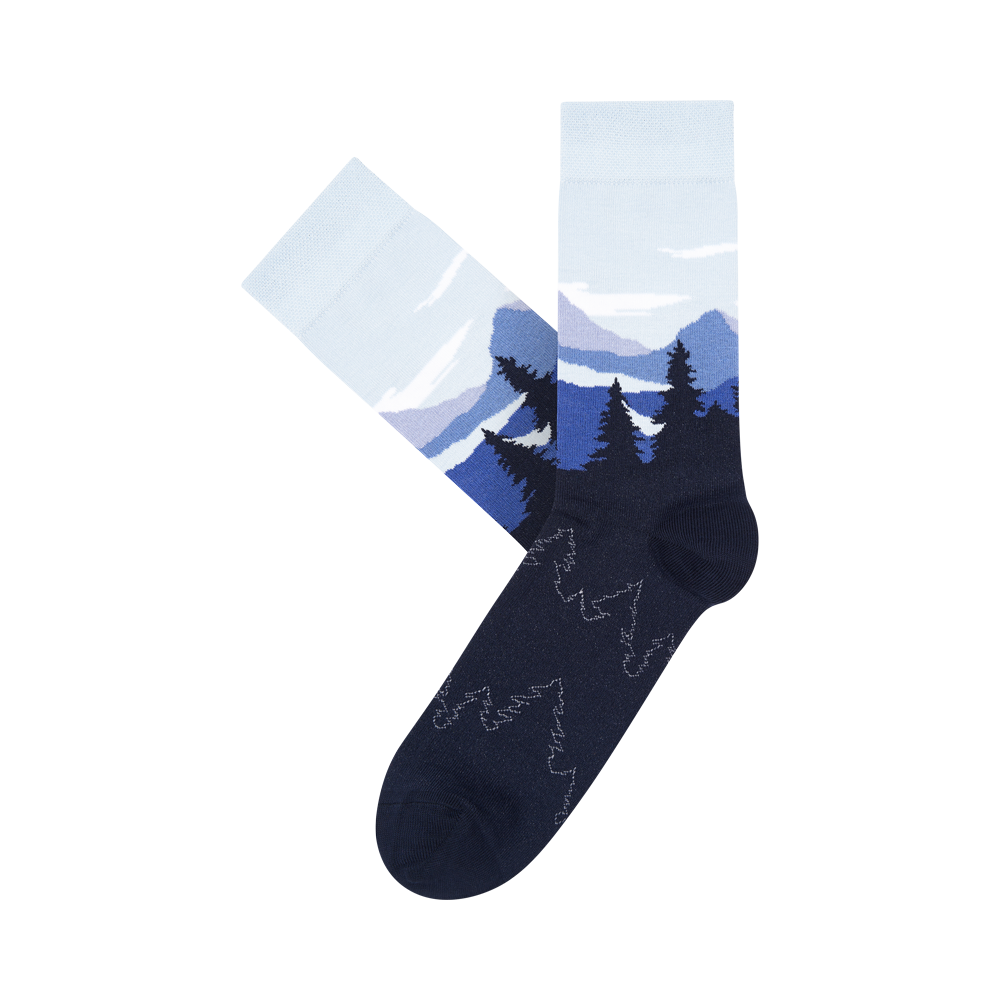 Vyrų kojinės „Kalnų peizažas“ 2