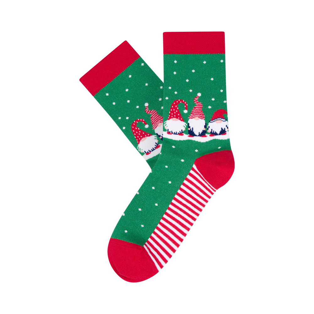 Moterų kojinės „Kalėdų nykštukai“ 2