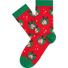 Moterų kojinės „Kalėdų briedžiai 231“