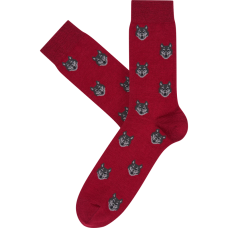 Thin wool socks &quot;Wolves&quot;