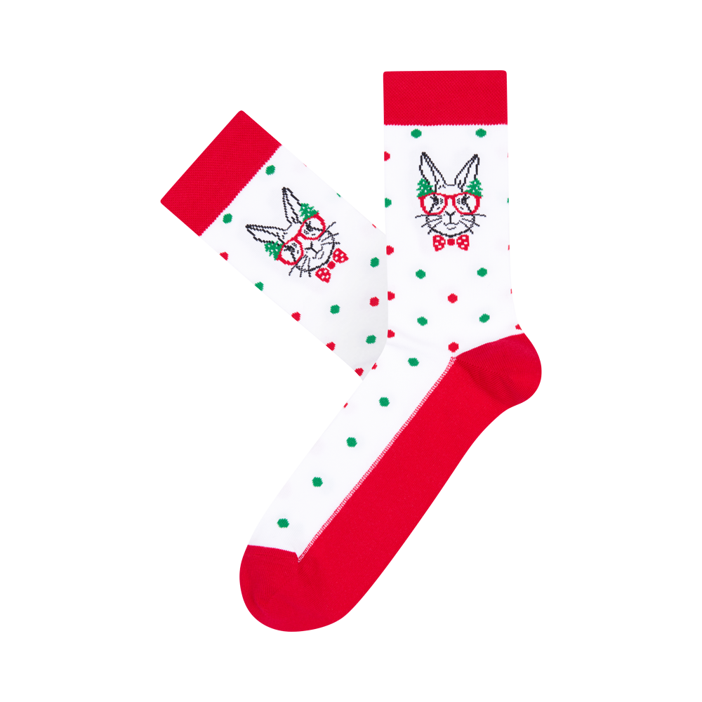 Vyrų kojinės „Kalėdų triušis“ 2