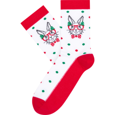 Moterų kojinės „Kalėdų triušis&quot;