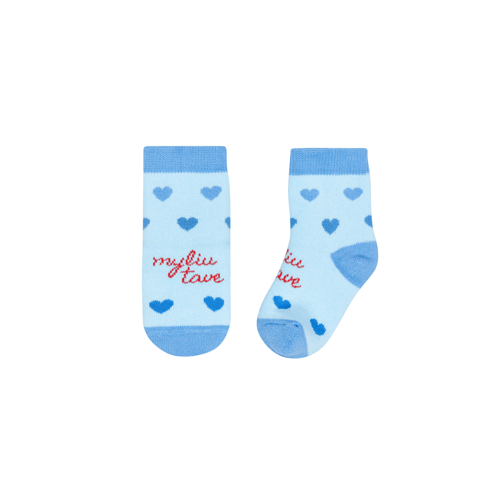 Kūdikių kojinės „Myliu Tave“ 1