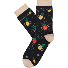 Moterų kojinės „Braškės ir ananasai“