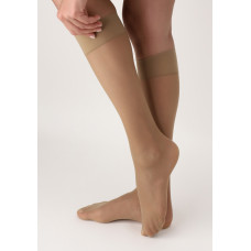 OROBLU Dolce Vita 20 Sand knee-high socks