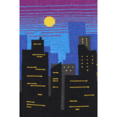 Moterų kojinės „Naktinis miestas“