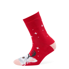 Moterų kojinės „Kalėdų šunytė“