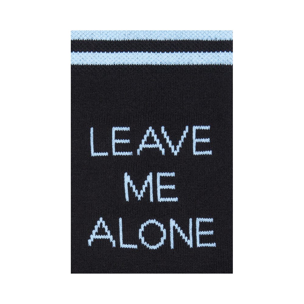 Paauglių kojinės „Leave me alone“ 3