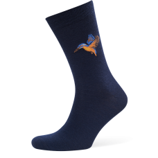 Thin wool socks "Halcyon flies"