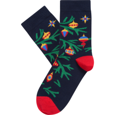 Moterų kojinės „Kalėdų žaisliukai“