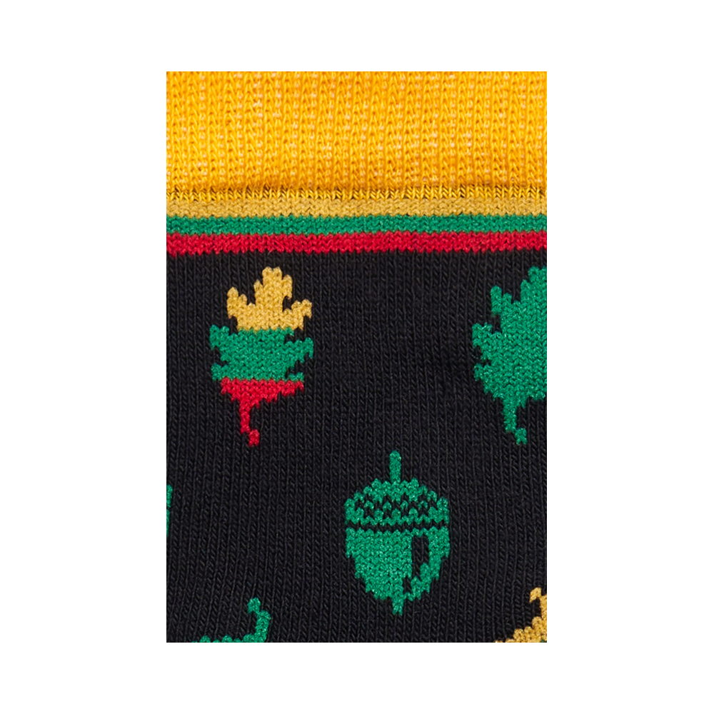 Kūdikių kojinės „Gilės ir ąžuolo lapai“ 2