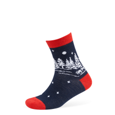 Thin wool socks "Christmas...