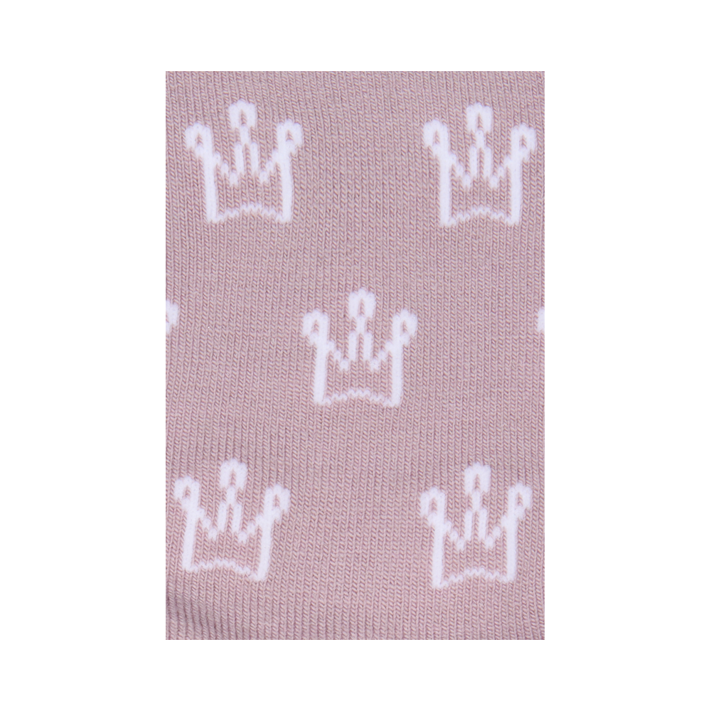 Thin wool socks "Stylised crowns" 3