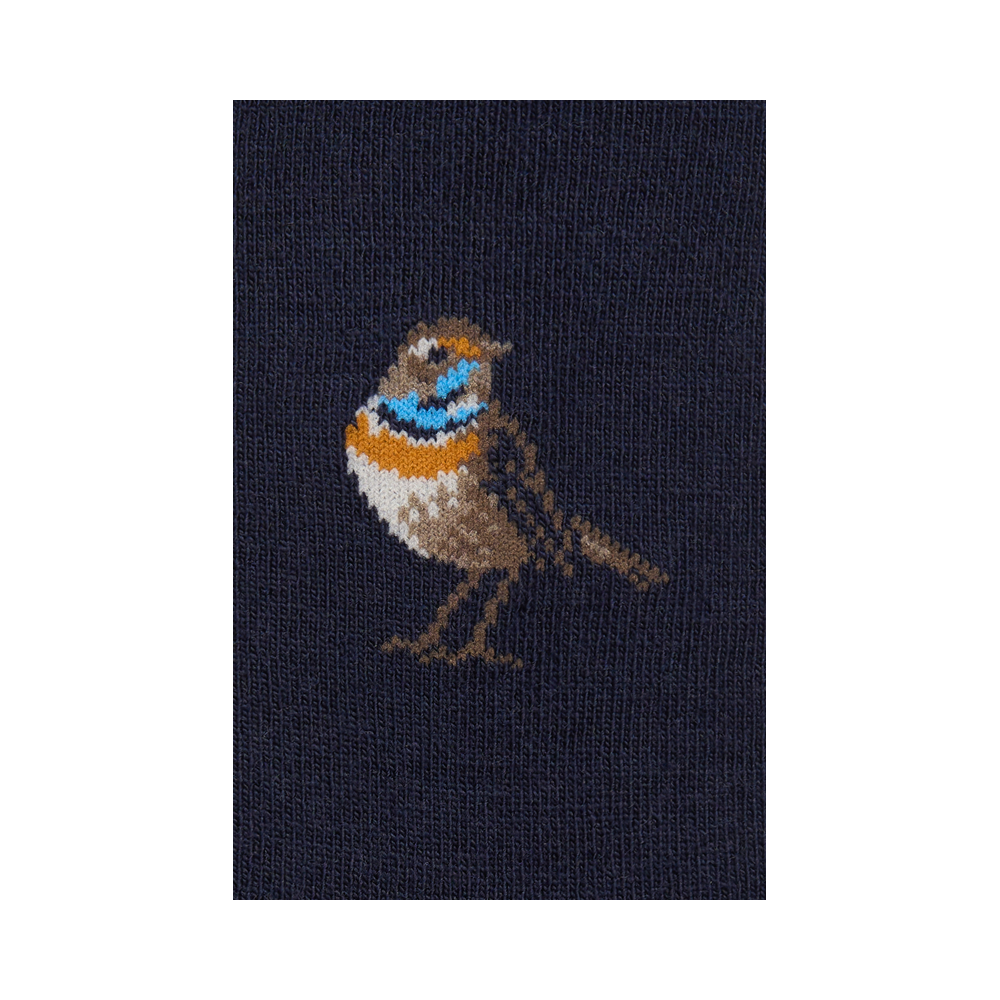 Thin wool socks "Bluethroat" 3
