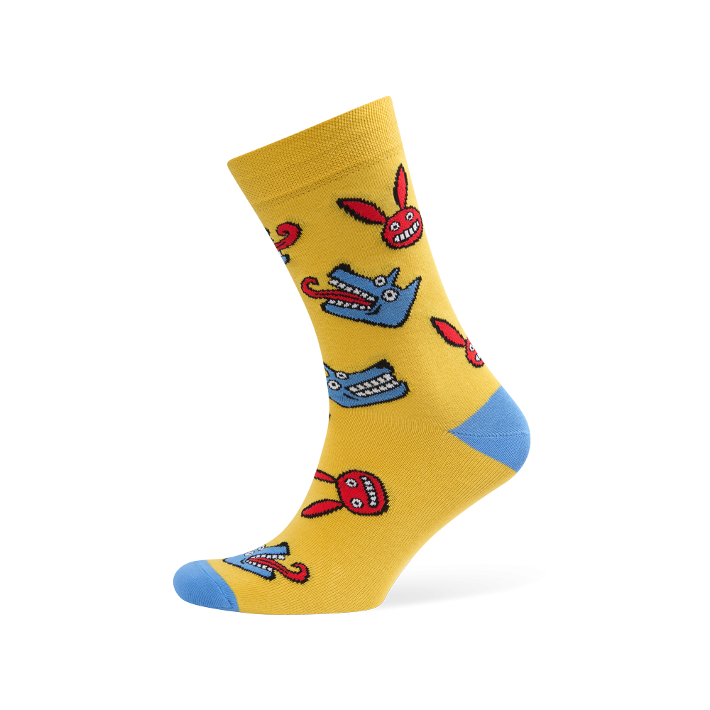 Vyrų kojinės „Vilkų puota“ 1