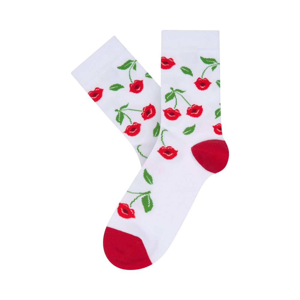 Moterų kojinės „Vyšnių lūpos“ 2