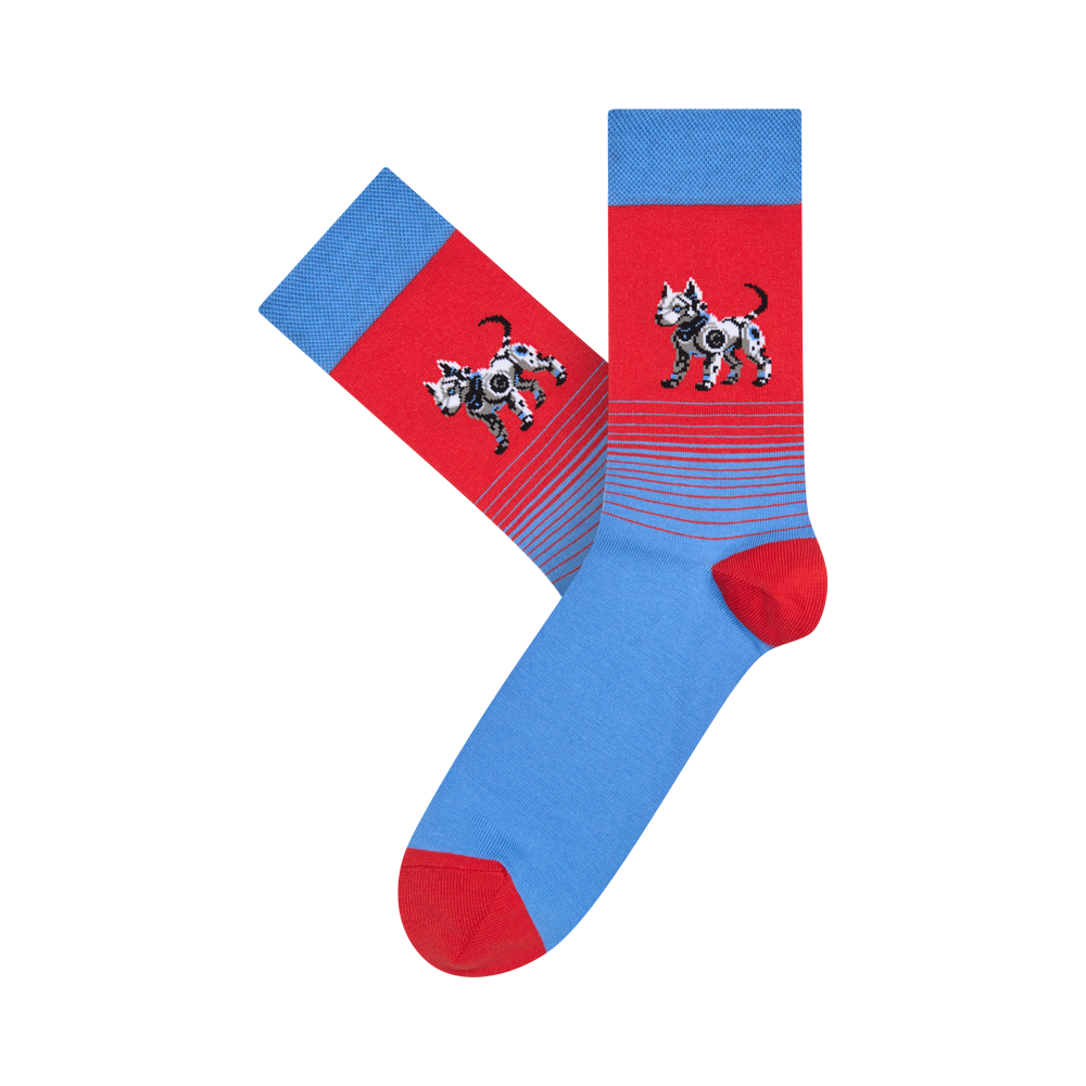 Vyrų kojinės „Šuo robotas“ 4