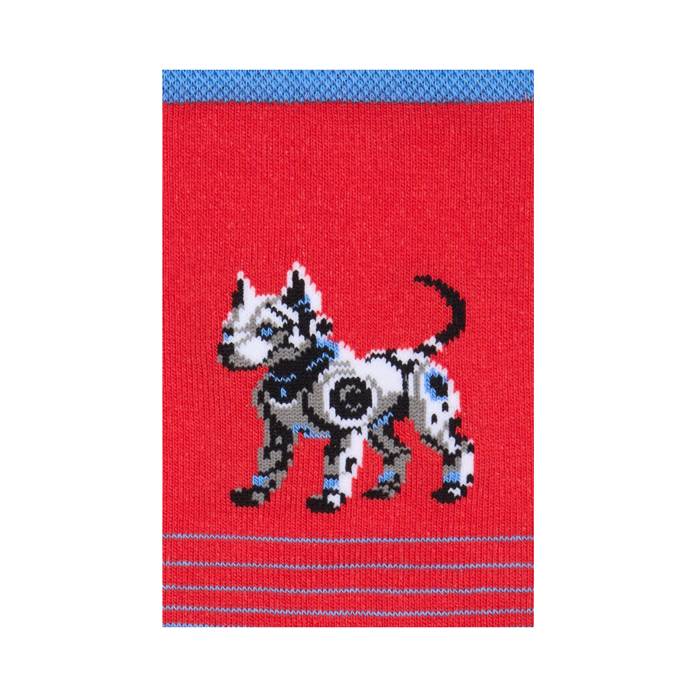 Vyrų kojinės „Šuo robotas“ 5