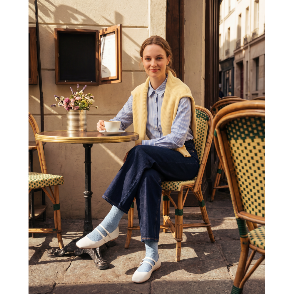 Moterų kojinės „Reljefiniai langeliai“ 4