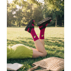 Kojinės „Beet It Pink“