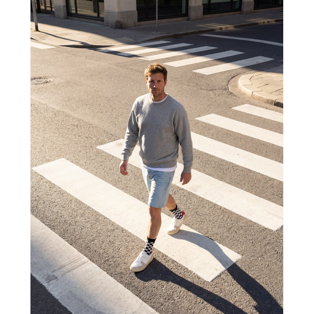 Vyrų kojinės „Juoda balta“ 3