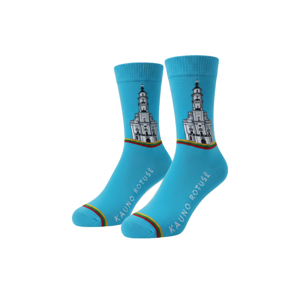 Vyrų kojinės „Kauno rotušė“ 1