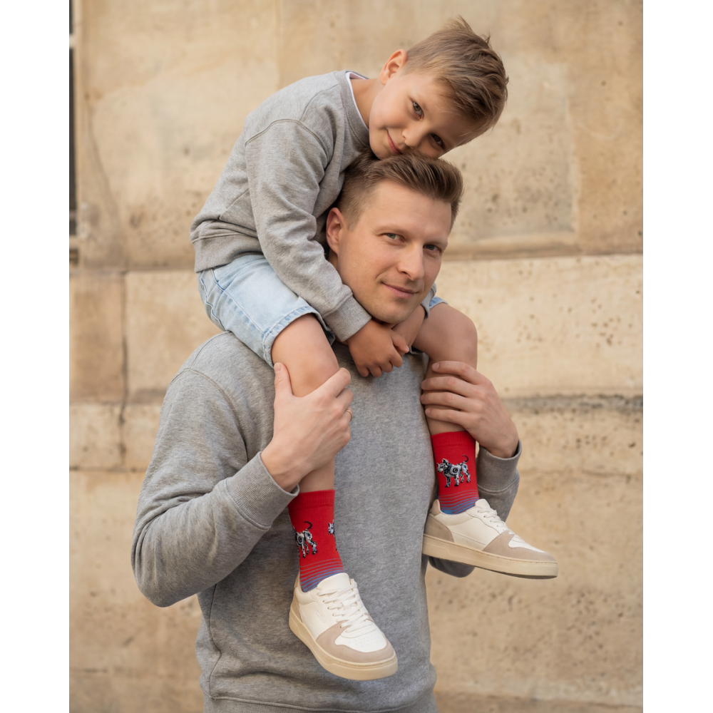 Vaikų kojinės „Šuo robotas“ 2