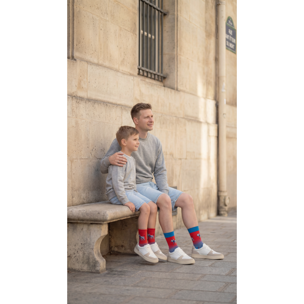 Vaikų kojinės „Šuo robotas“ 4