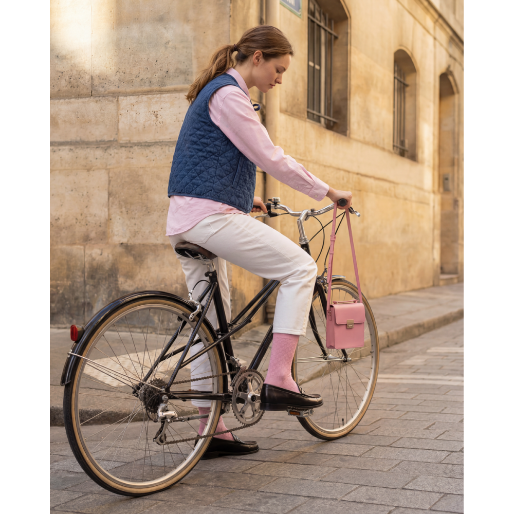 Moterų kojinės „Reljefiniai langeliai“ 3