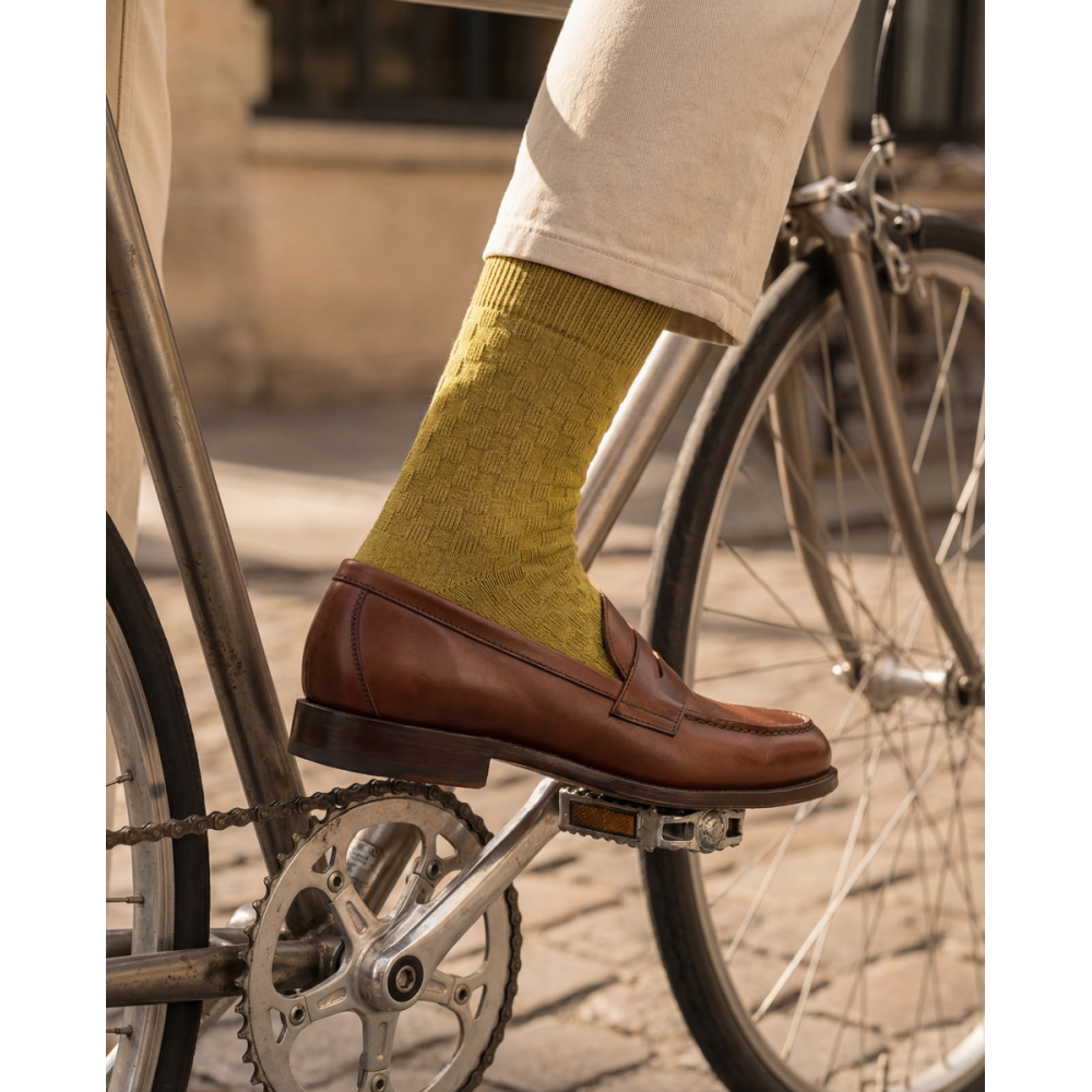 Vyrų kojinės „Reljefiniai langeliai“ 1