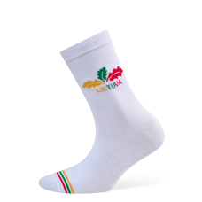 Moterų kojinės „LT lapai“