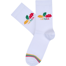 Moterų kojinės „LT lapai“