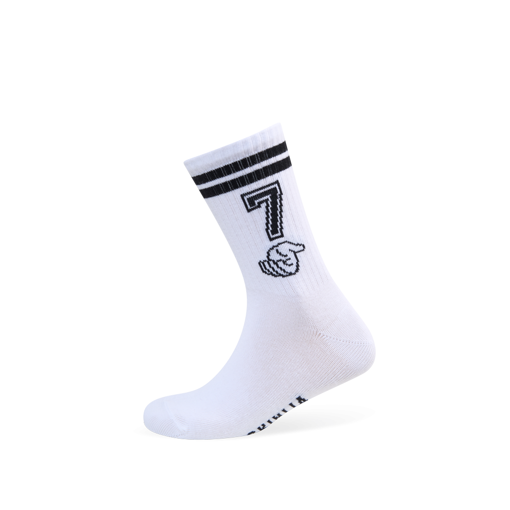 6 7 baltos vaikų kojinės 8