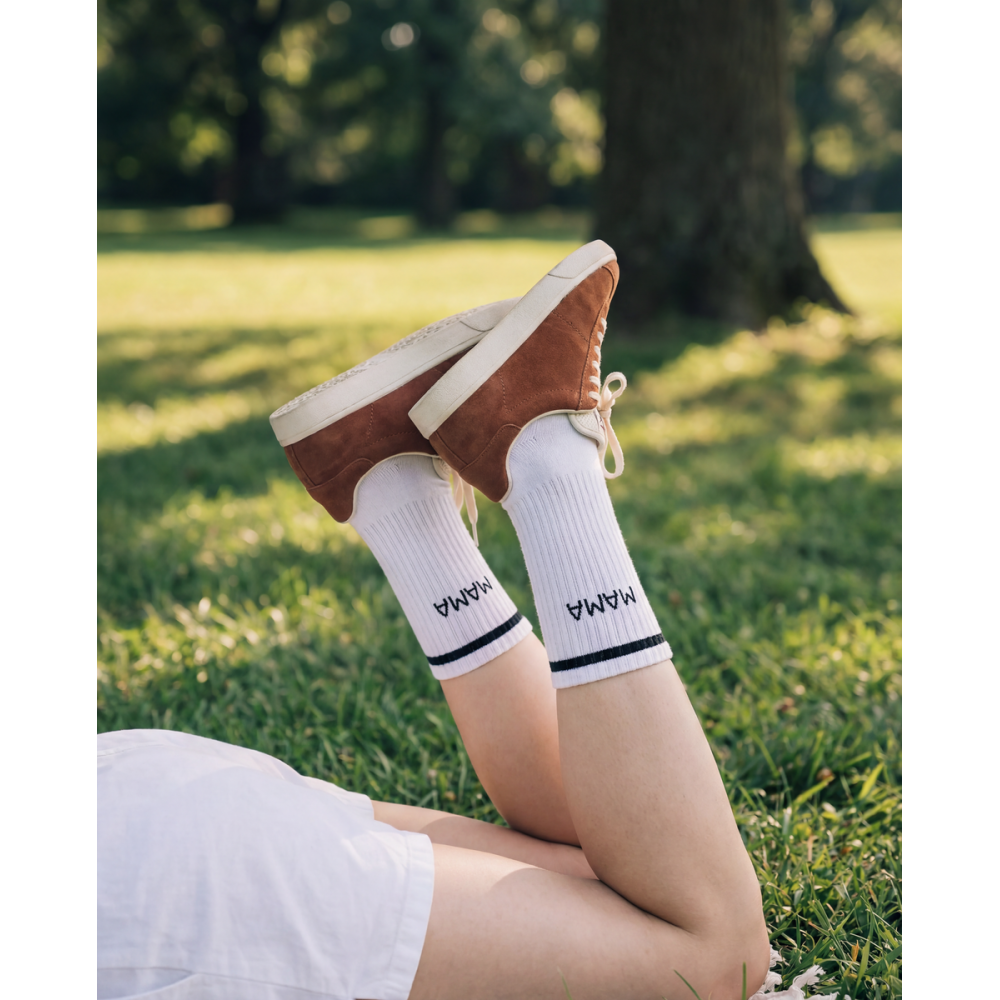 Moteriškos medvilninės kojinės ,,Mama" 2