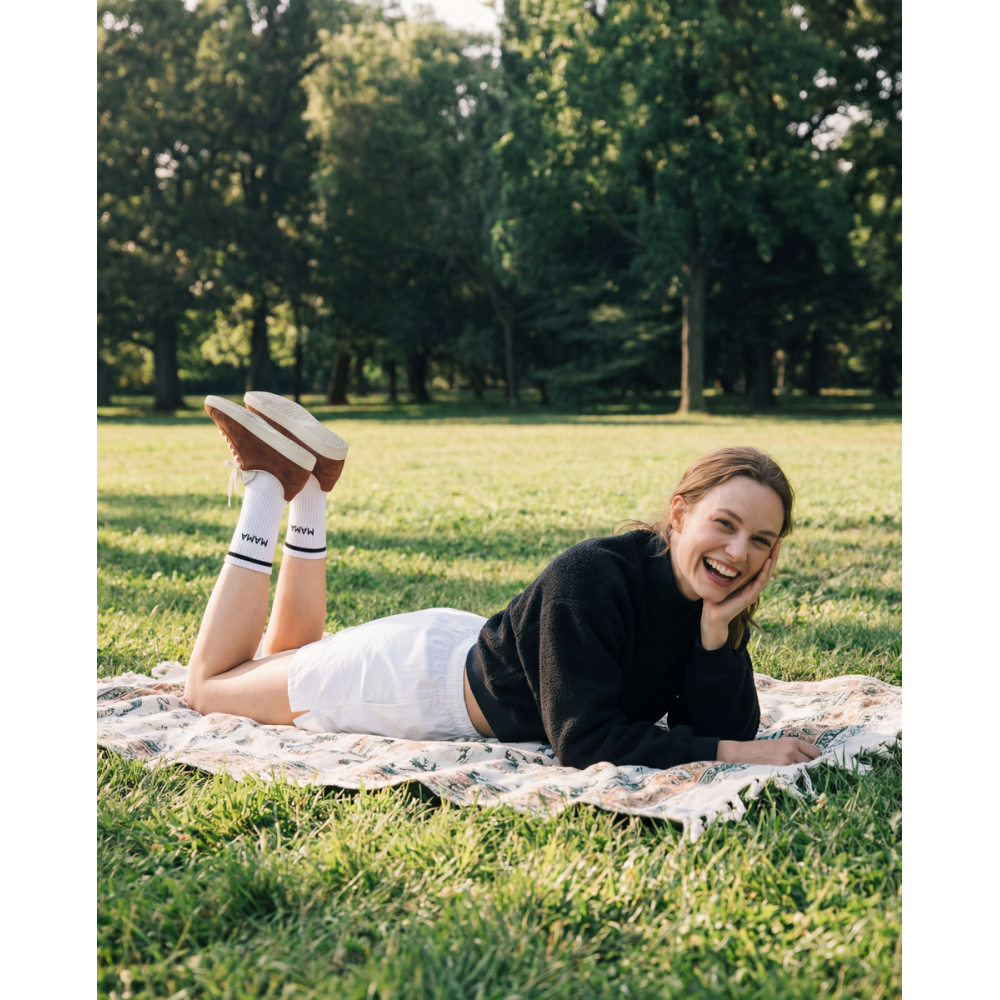 Moteriškos medvilninės kojinės ,,Mama" 3