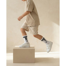 6/7 White Kids' Socks