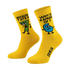 6/7 Yellow Kids' Socks