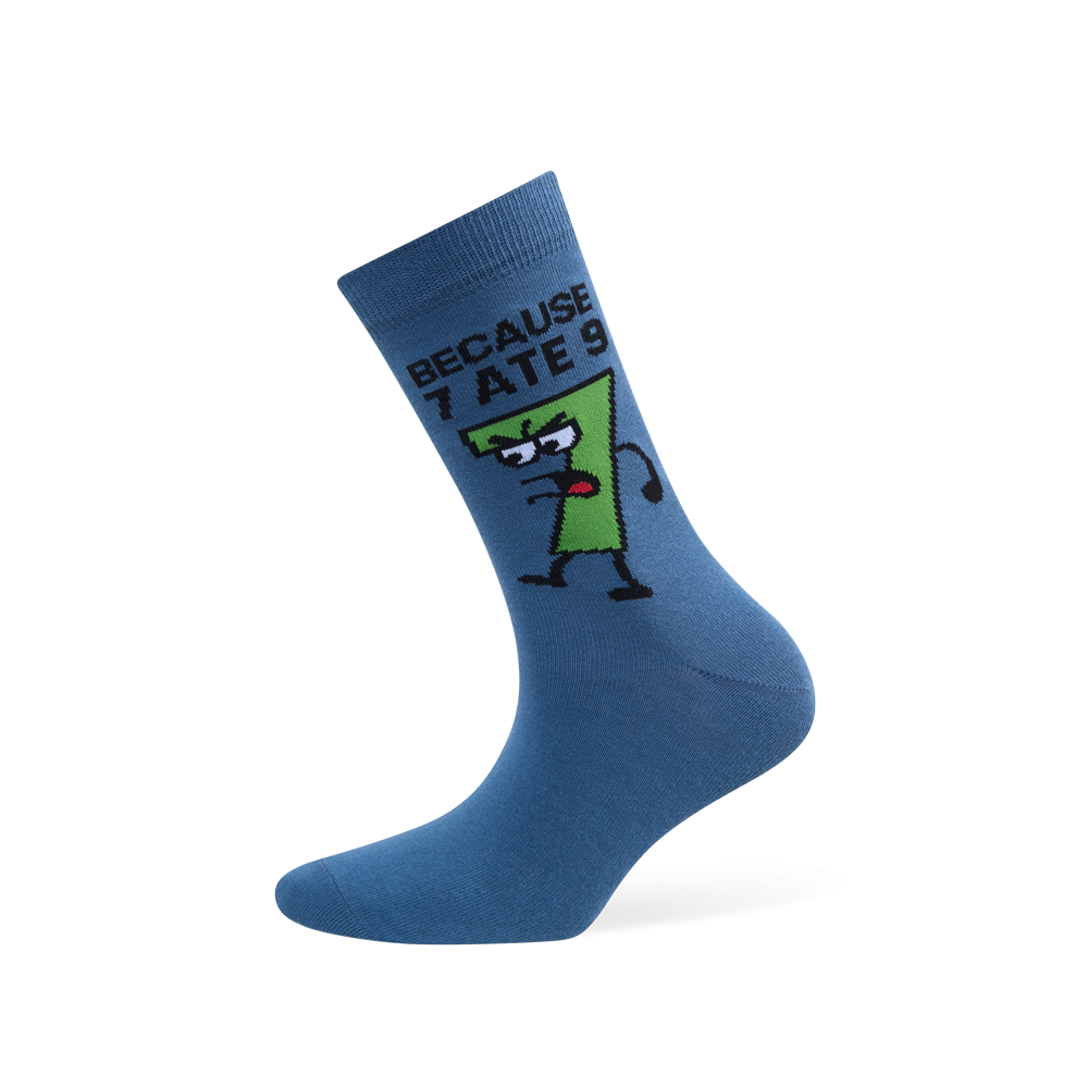 6/7 Mėlynos Moteriškos Kojinės 5