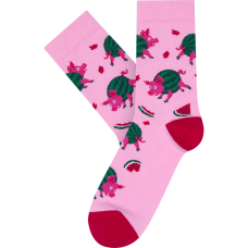 Men’s Watermelon Pig Socks – Cotton Pattern Socks