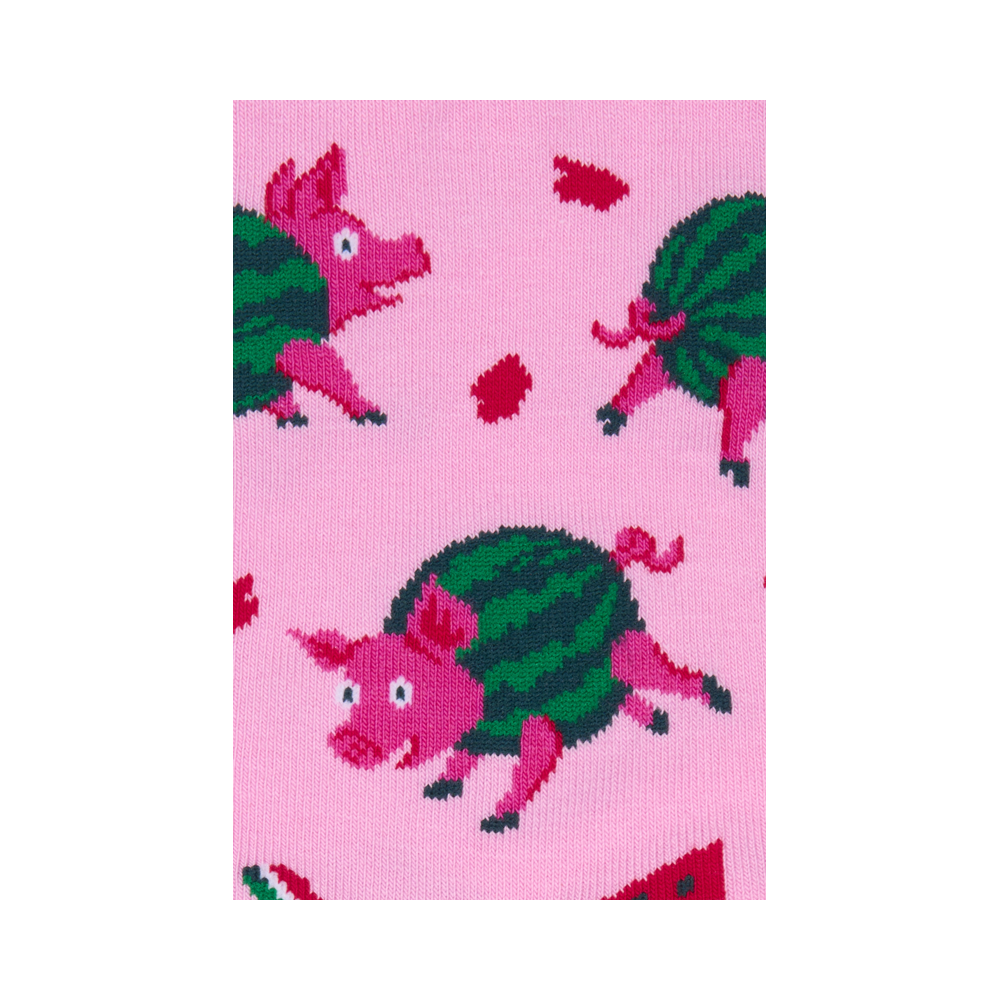 Men’s Watermelon Pig Socks – Cotton Pattern Socks 3