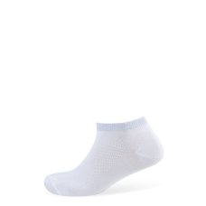 Children's ankle socks with shiny fabric