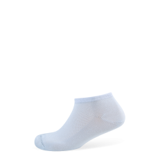 Children's ankle socks with shiny fabric