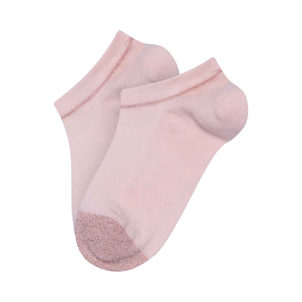 Children's ankle socks with shiny fabric 3