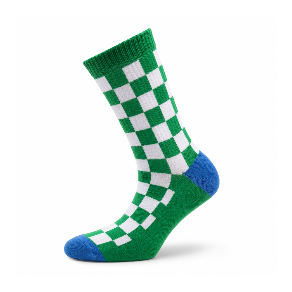 Green-white socks for women 1