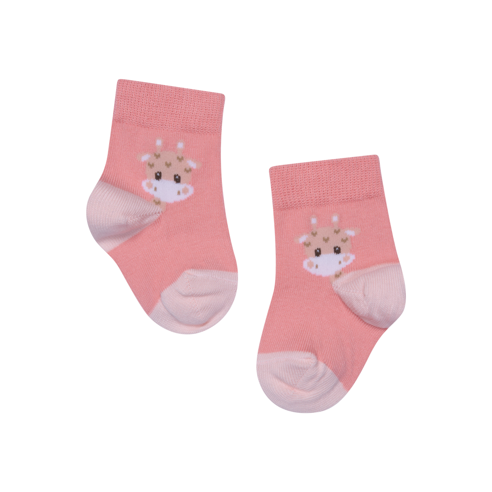 Baby cotton socks "Giraffe" 1