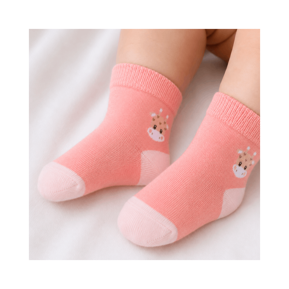 Baby cotton socks "Giraffe" 2