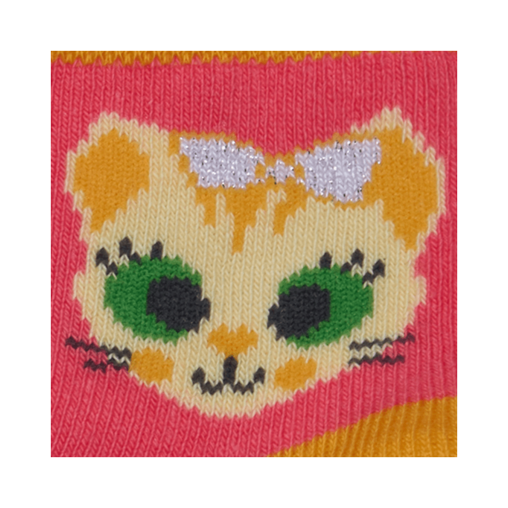 Baby cotton socks "Cat with a Bow" 3
